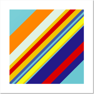 Retro Stripes Posters and Art